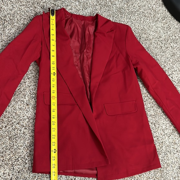 Burgundy flight jacket - Picture 8 of 10